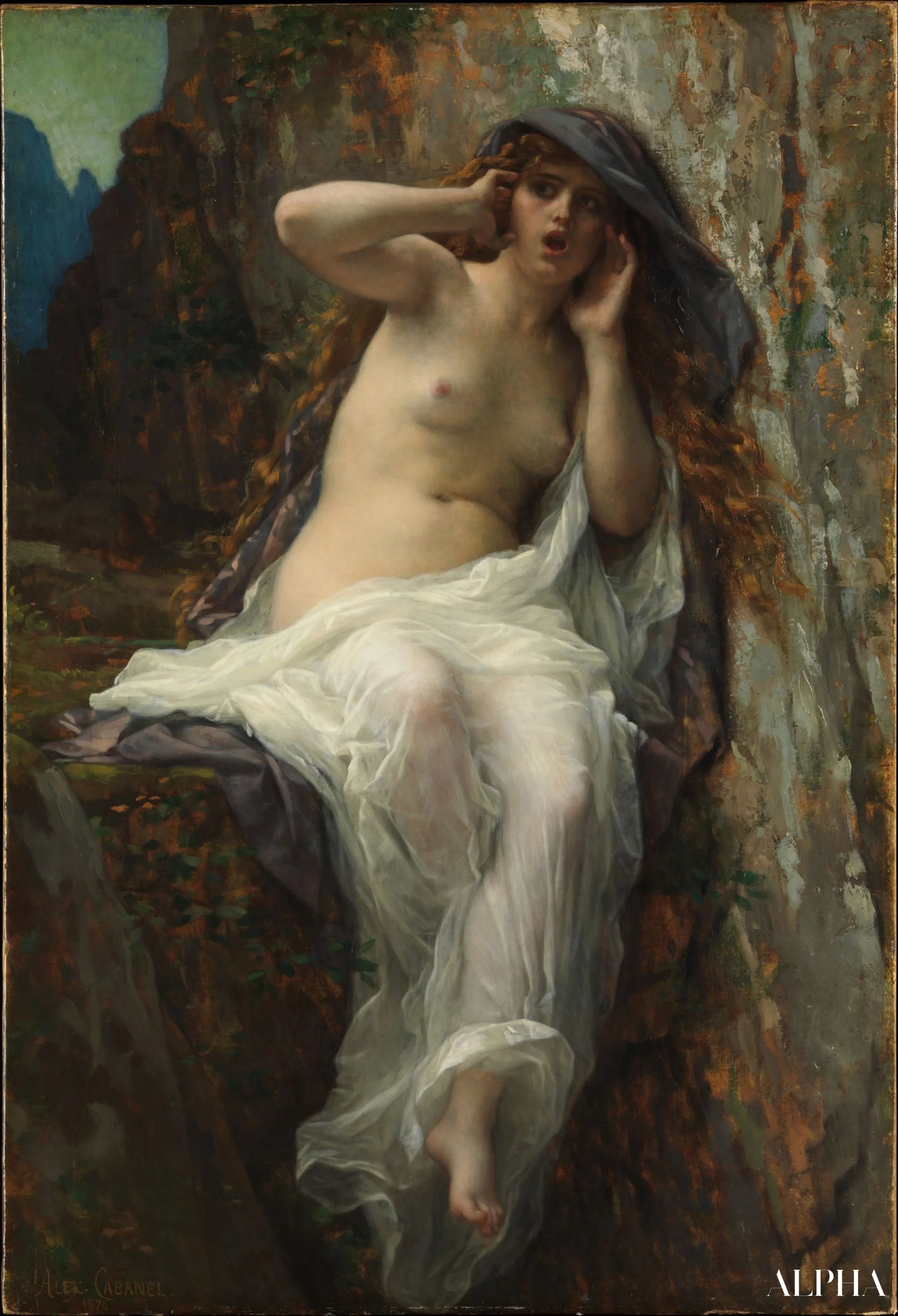 Reproduction du tableau « Écho - Alexandre Cabanel » par Alpha Reproduction en peinture à l’huile