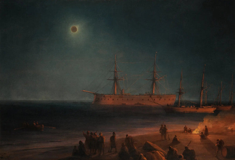 Solformørkelse i Feodosia - Ivan Aivazovsky