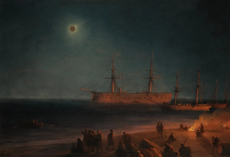 Solformørkelse i Feodosia - Ivan Aivazovsky