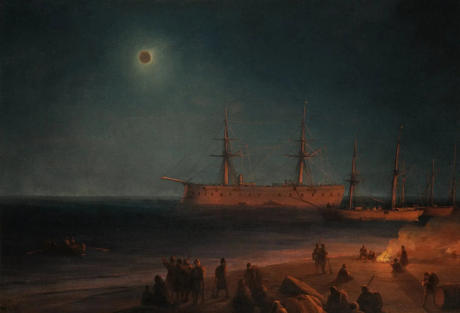 Solformørkelse i Feodosia - Ivan Aivazovsky