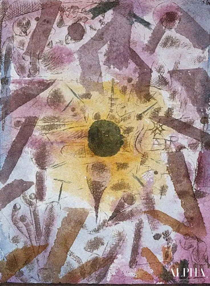 Éclipse solaire - Paul Klee - Reproductions de tableaux et peintures haut de gamme