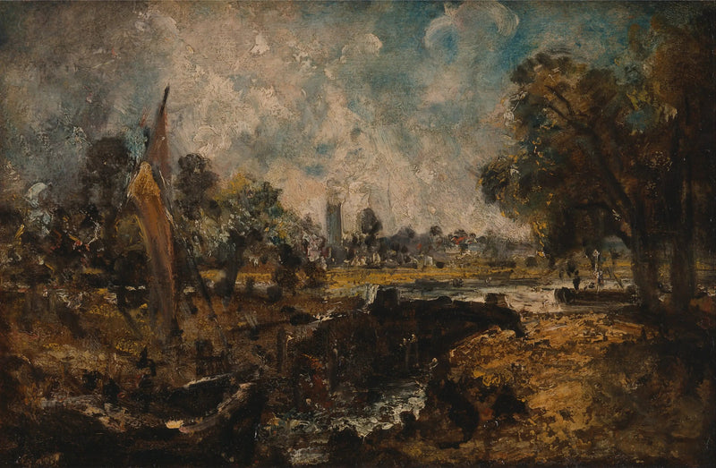 Dedham Slusen - John Constable