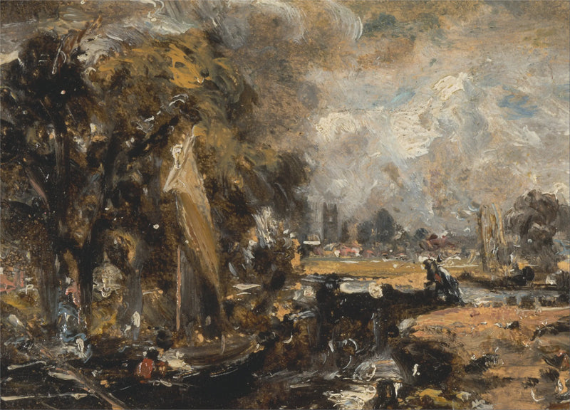 Dedham Slusen - John Constable