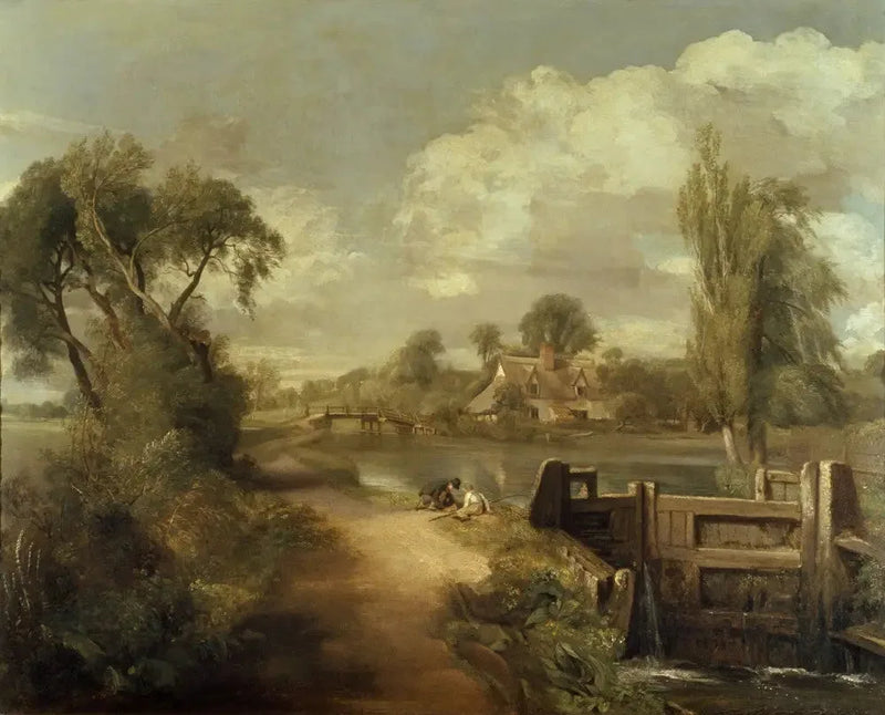 Flatford Slusen - John Constable
