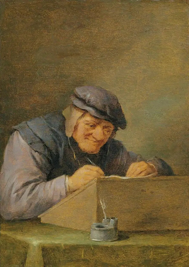 Landlig skrivning - David Teniers den Yngre