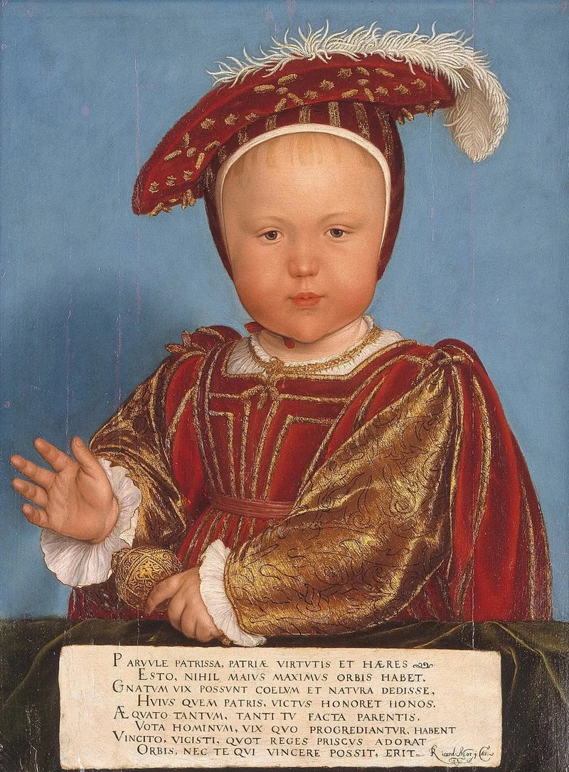 Edward, Prins af Wales, senere Kong Edward VI - Hans Holbein den Yngre