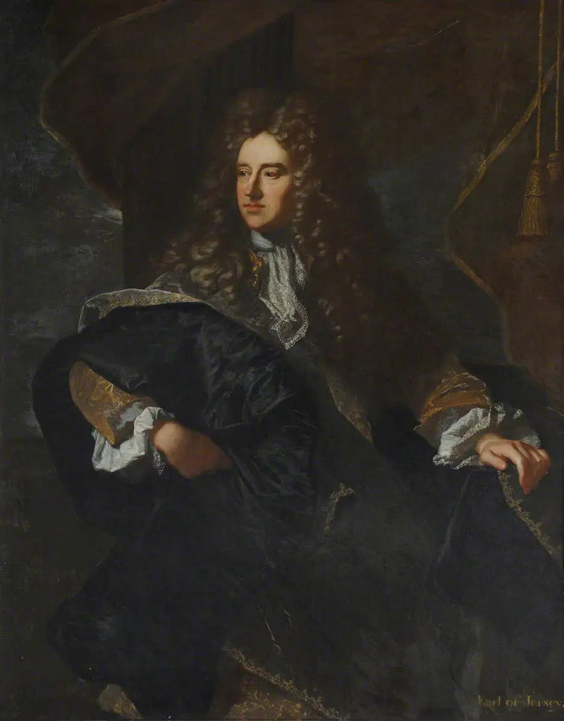 Edward Villiers (1655–1711), jarl af Jersey, ridder marskal af det kongelige hof og diplomat - Hyacinthe Rigaud