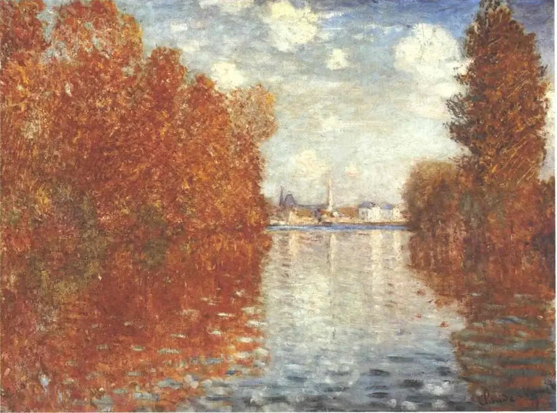 Efterårseffekt i Argenteuil W290 - Claude Monet