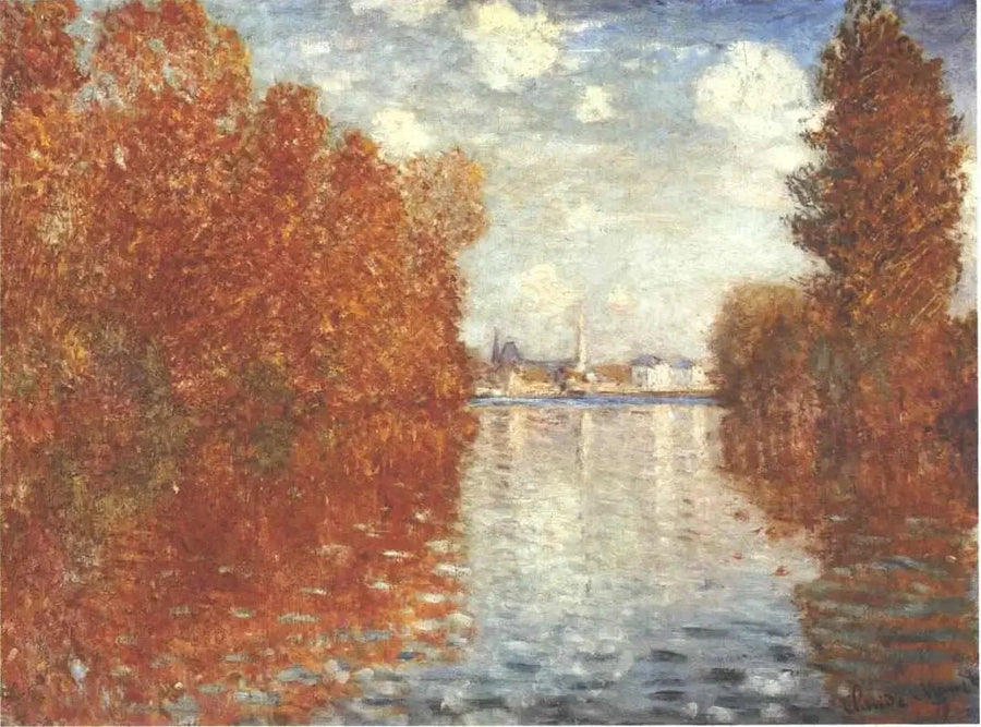 Efterårseffekt i Argenteuil W290 - Claude Monet