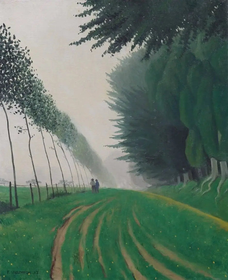 Tågeeffekt, Honfleur - Félix Vallotton