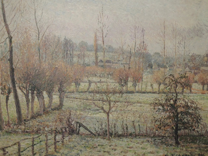 Sneeffekt i Éragny - Camille Pissarro