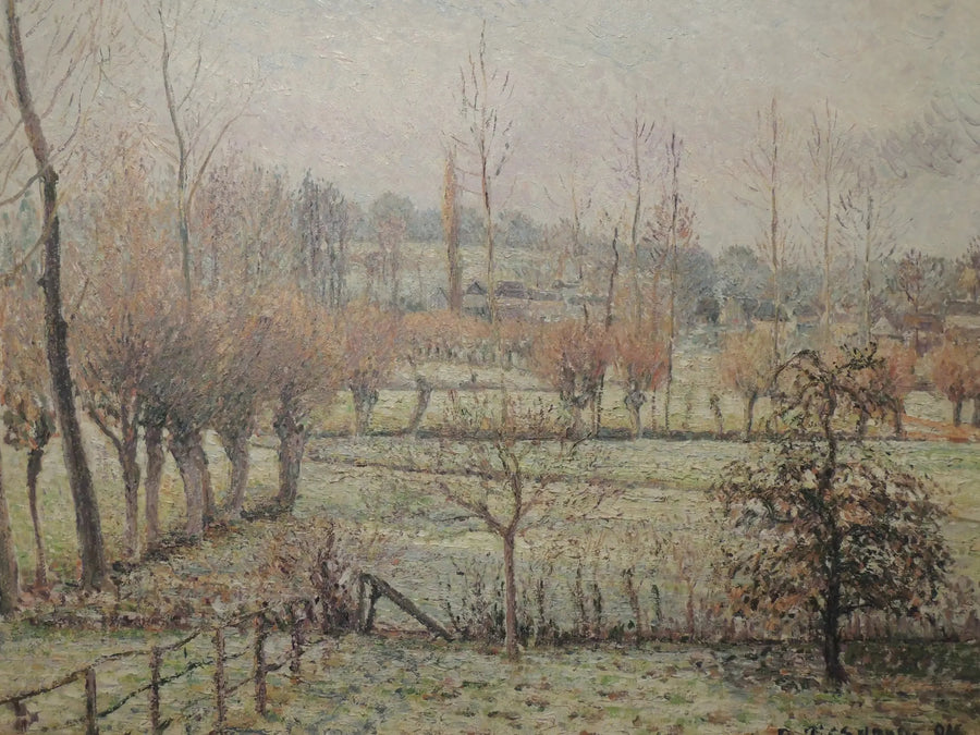 Sneeffekt i Éragny - Camille Pissarro