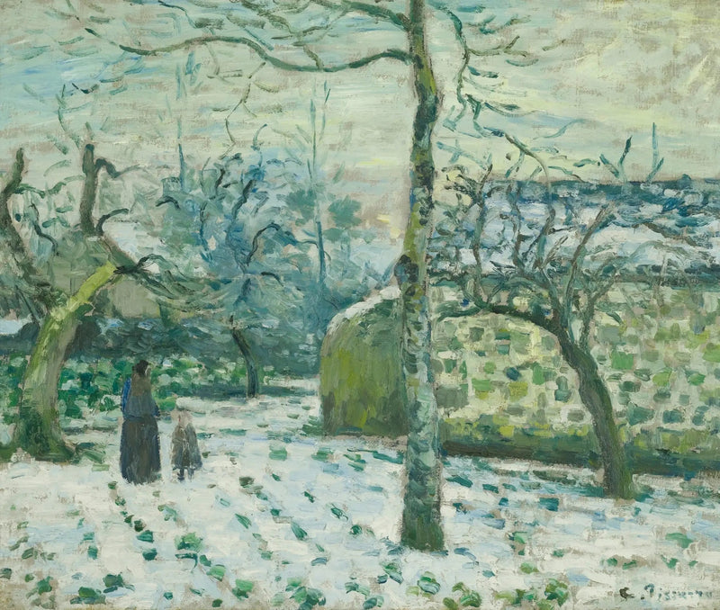 Sneeffekt i Montfoucault - Camille Pissarro