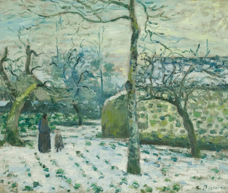 Sneeffekt i Montfoucault - Camille Pissarro