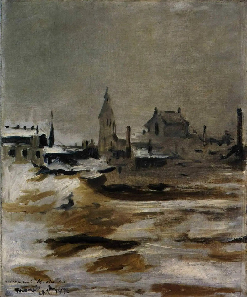 Sneeffekt ved Petit-Montrouge - Édouard Manet
