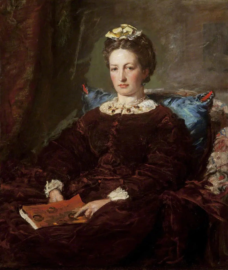 Effie Millais, født Gray (1828-1897) - John Everett Millais