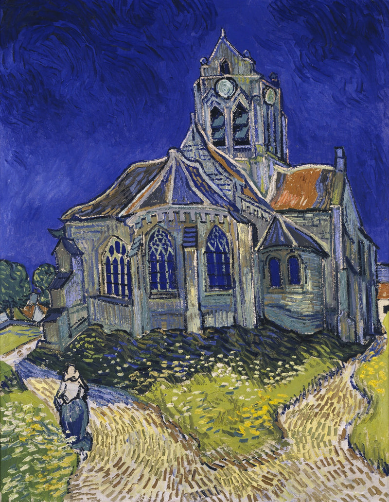 Kirken i Auvers-sur-Oise - Vincent van Gogh