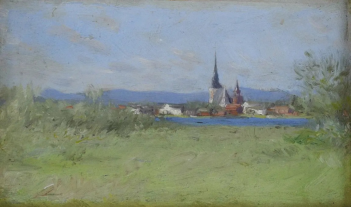 Église de Mora - Anders Zorn image 1 tableau peint à l’huile sur toile