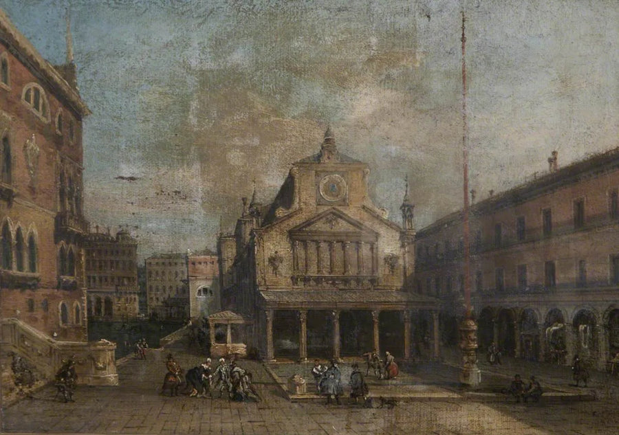 San Giacometto Kirke, Venedig - Francesco Guardi
