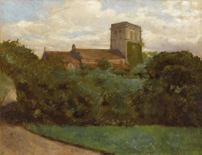 Tottenham Kirke, London, 1869 - Albert Bierstadt