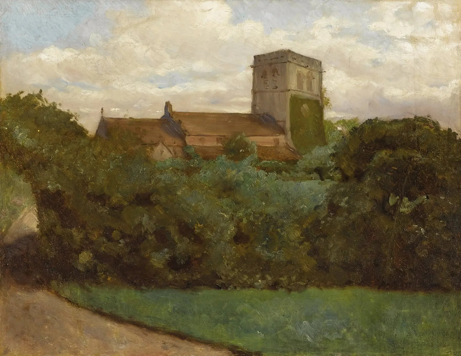 Tottenham Kirke, London, 1869 - Albert Bierstadt