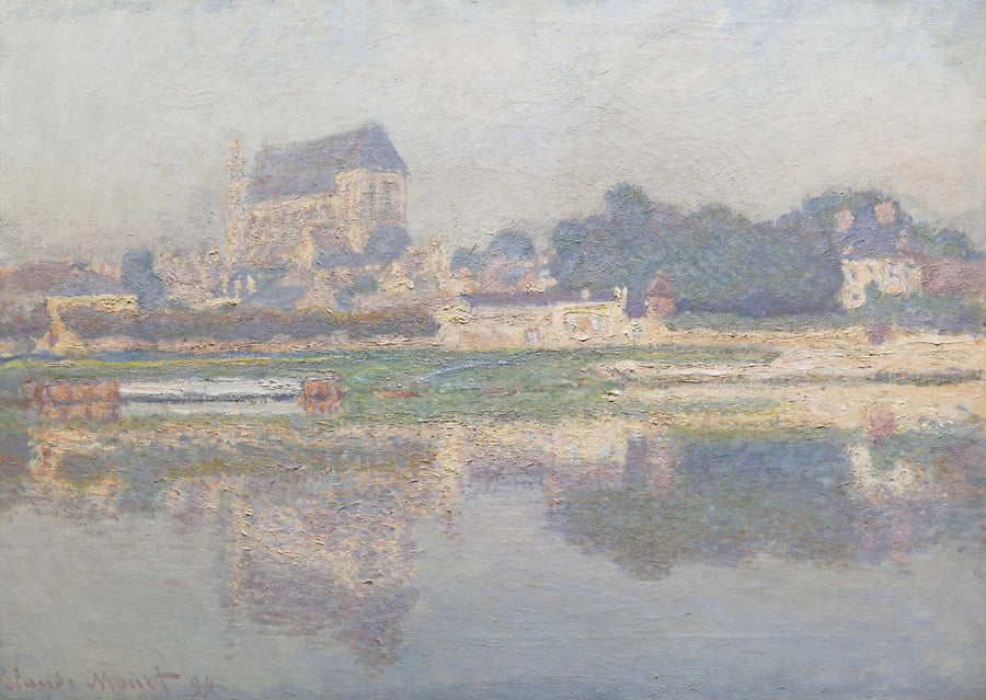 Vernon Kirke, sol - Claude Monet