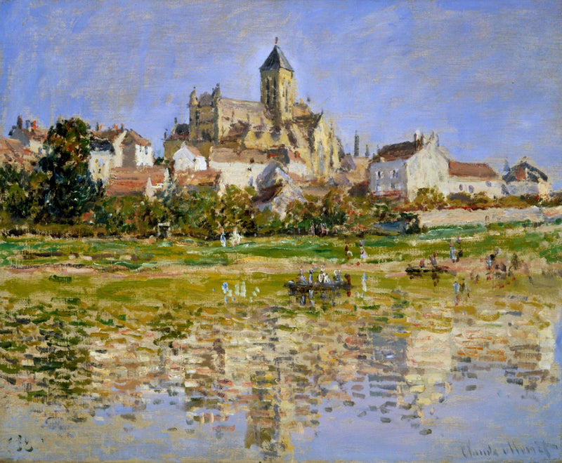 Kirken Vétheuil W531 - Claude Monet