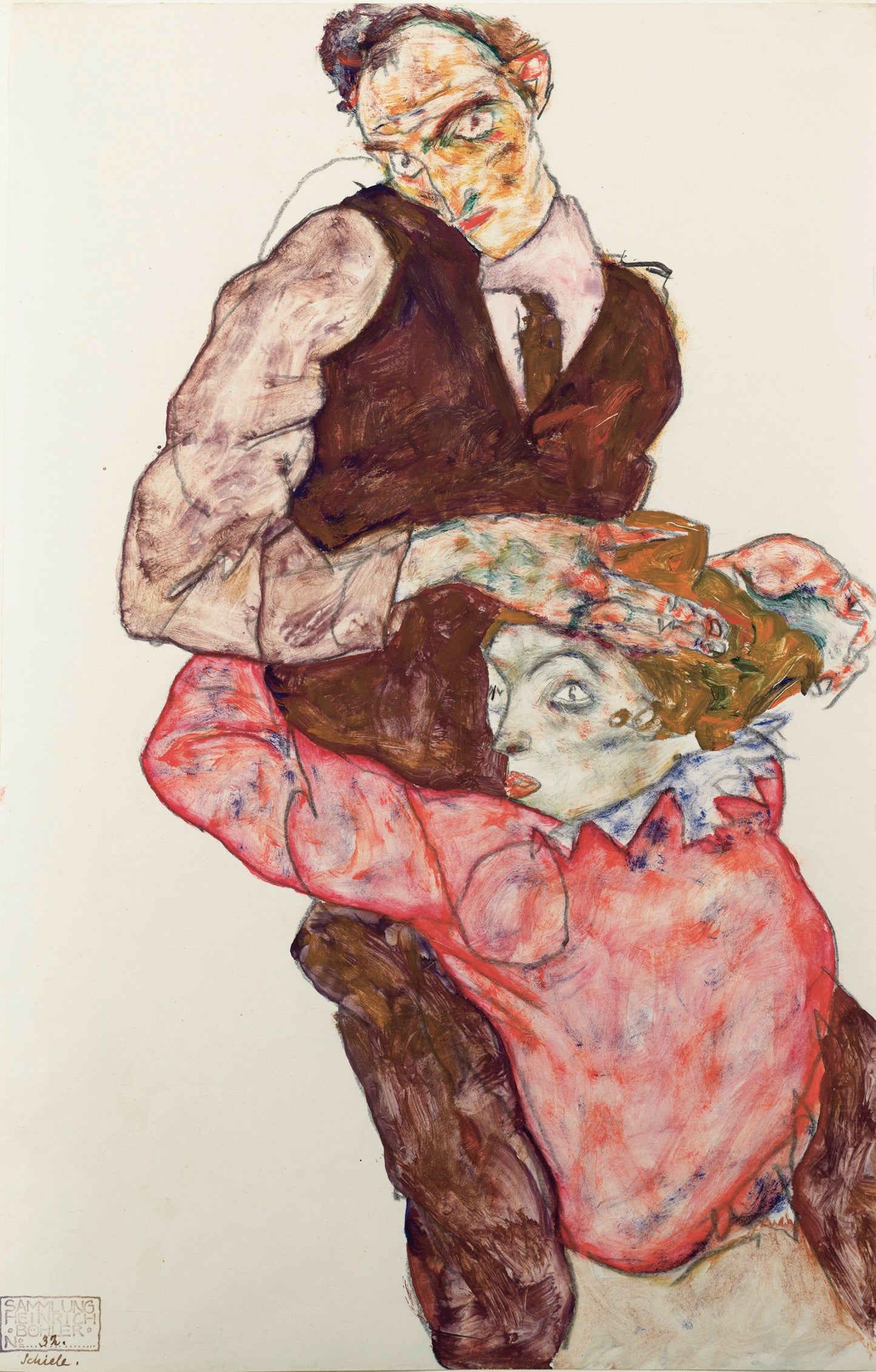 💞 Elskere – Egon Schiele (1914)