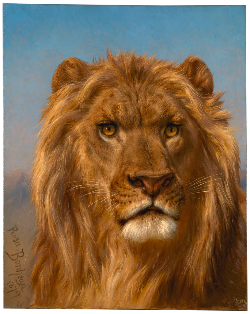 El Cid, tête de lion - Rosa Bonheur