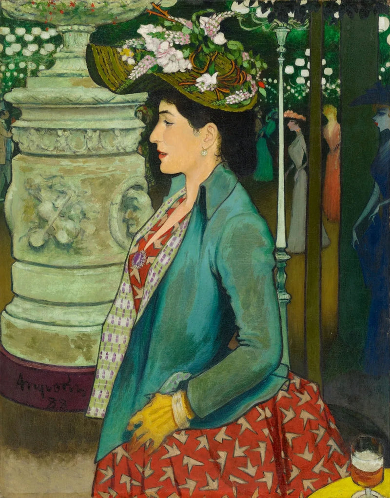 Elegant ved Élysée Montmartre - Louis Anquetin