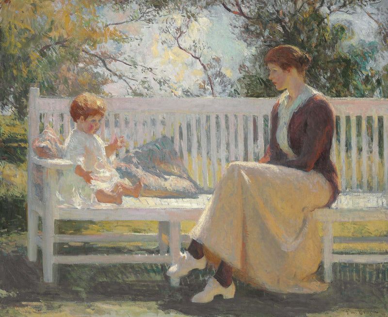 Éléonore og Benny - Frank Weston Benson