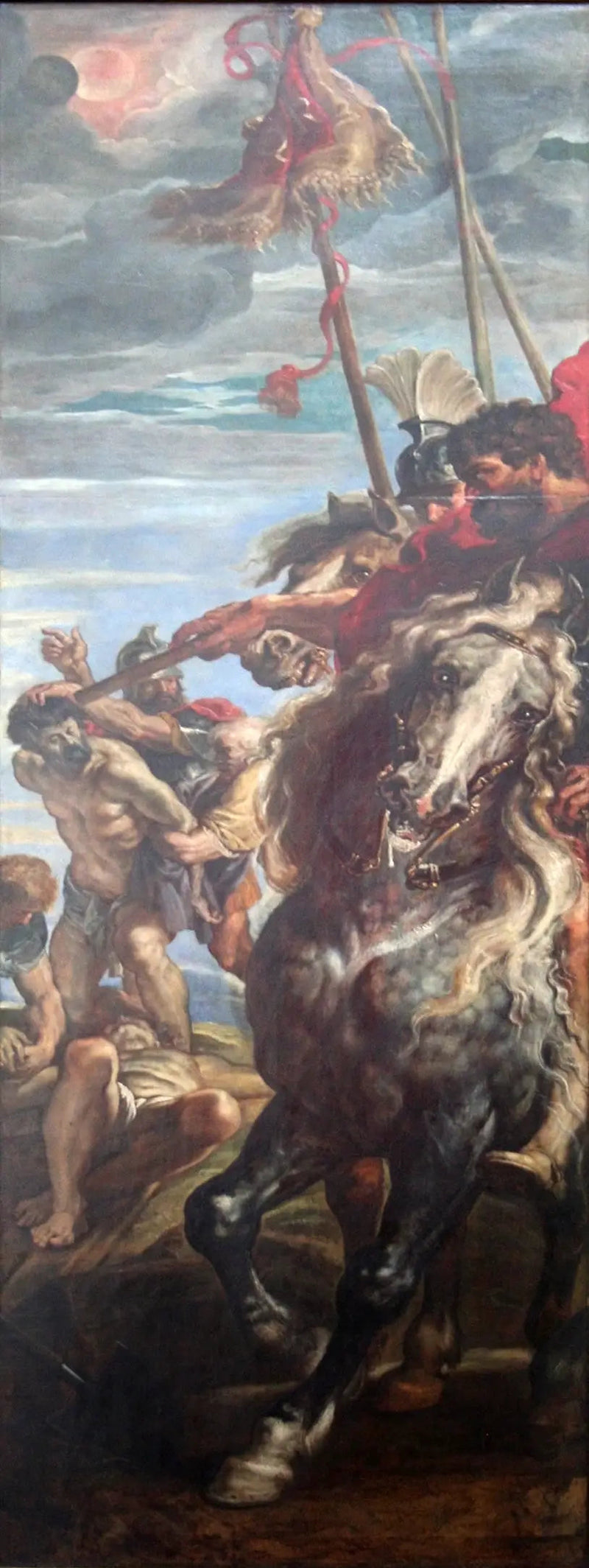 Korsets ophøjelse (højre panel) - Peter Paul Rubens