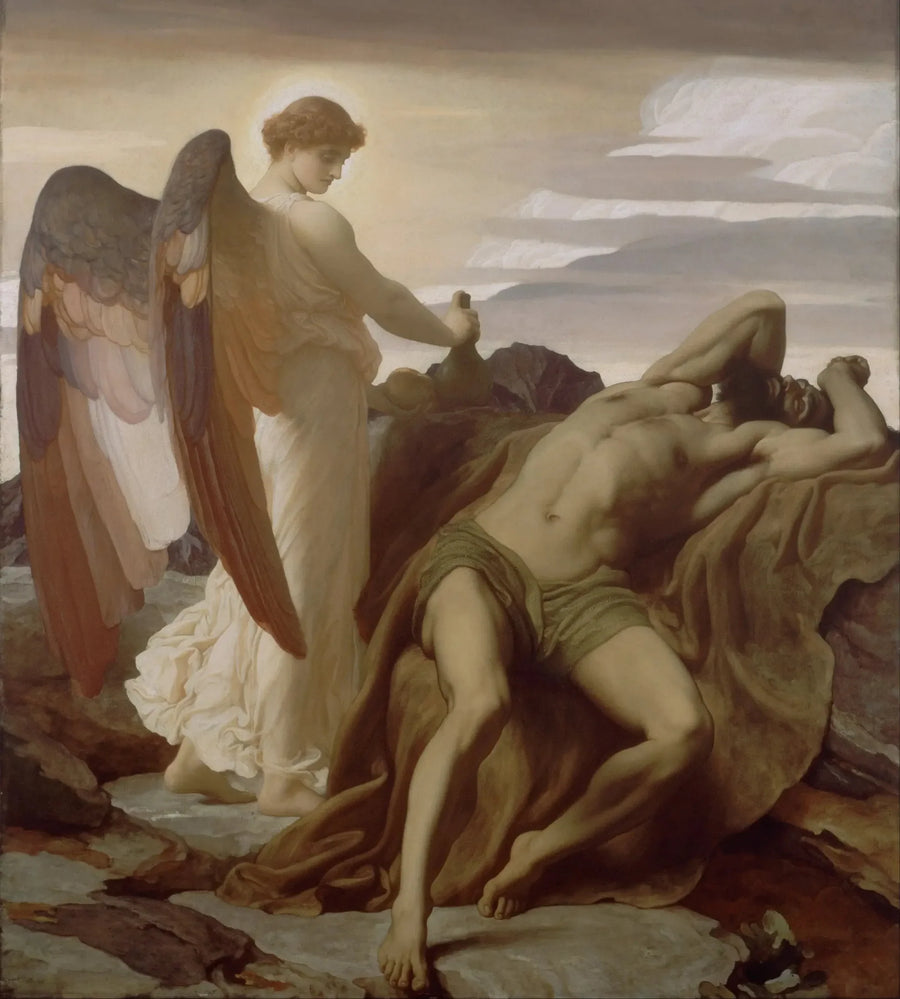 Élie i ørkenen - Frederic Leighton