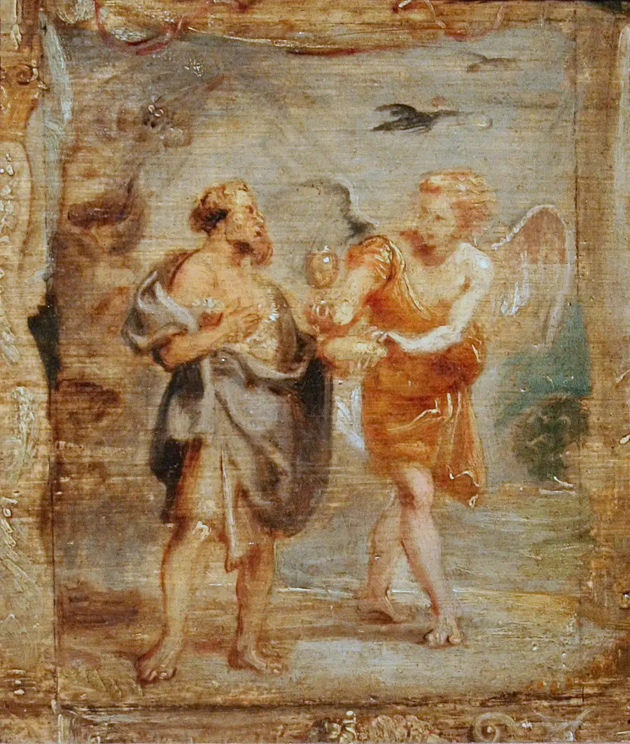 Élie og Englen - Peter Paul Rubens