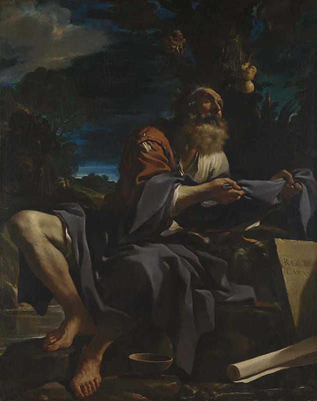 Élie fodret af ravne - Guercino
