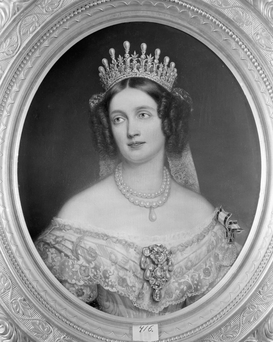 Elisabet (1801-1873), mor til Preussen, prinsesse af Bayern, grundlægger af kong Frederik Vilhelm IV - Joseph Karl Stieler