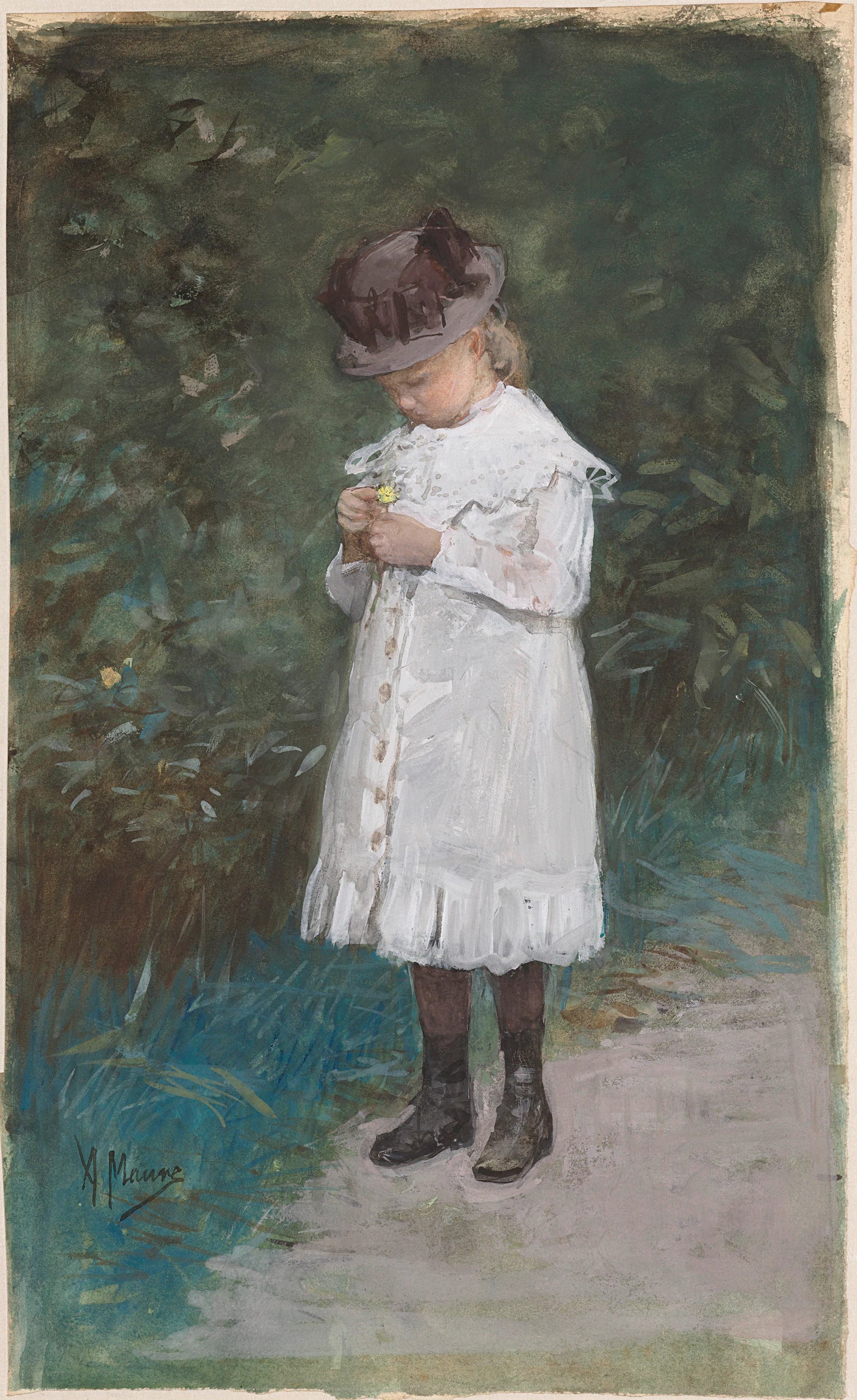Elisabeth Mauve (née en 1875), fille de l'artiste - Anton Mauve