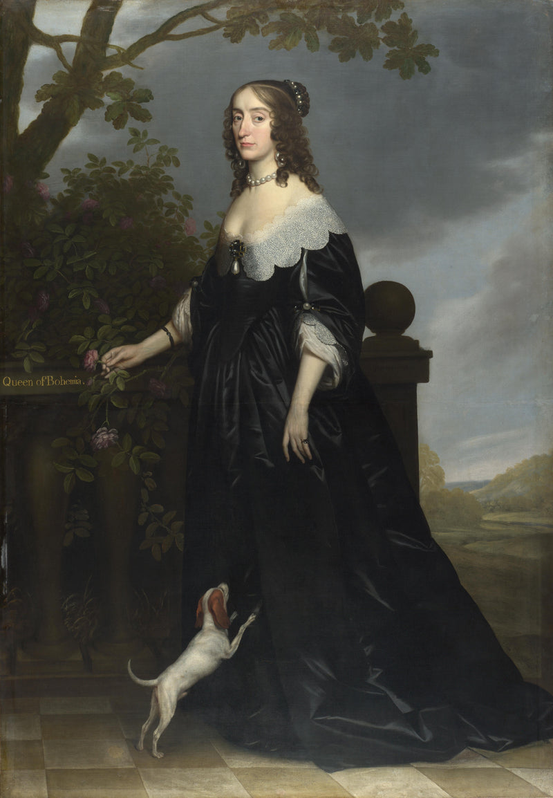 Elisabeth Stuart, Dronning af Böhmen - Gerrit van Honthorst