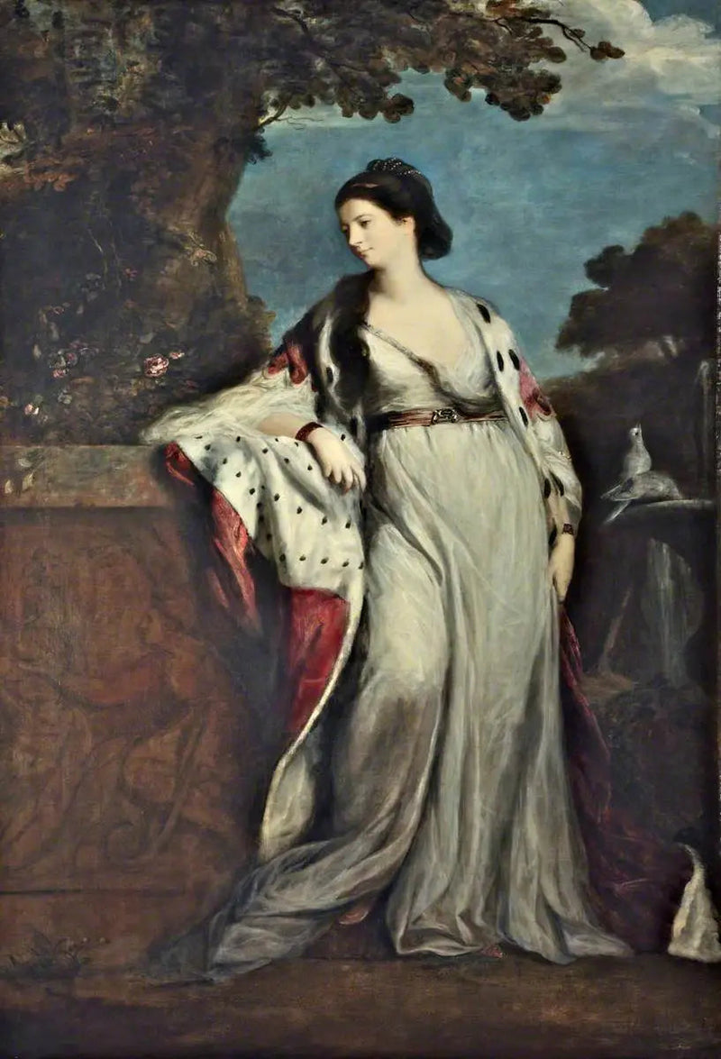 Elizabeth Gunning (1733–1790), hertuginde af Hamilton og Argyll - Joshua Reynolds
