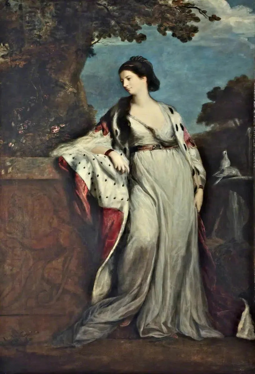 Elizabeth Gunning (1733–1790), hertuginde af Hamilton og Argyll - Joshua Reynolds