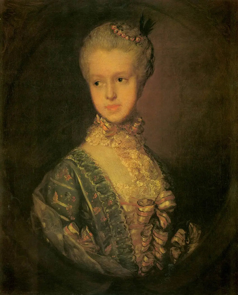 Elizabeth Wrottesley, senere hertuginde af Grafton - Thomas Gainsborough