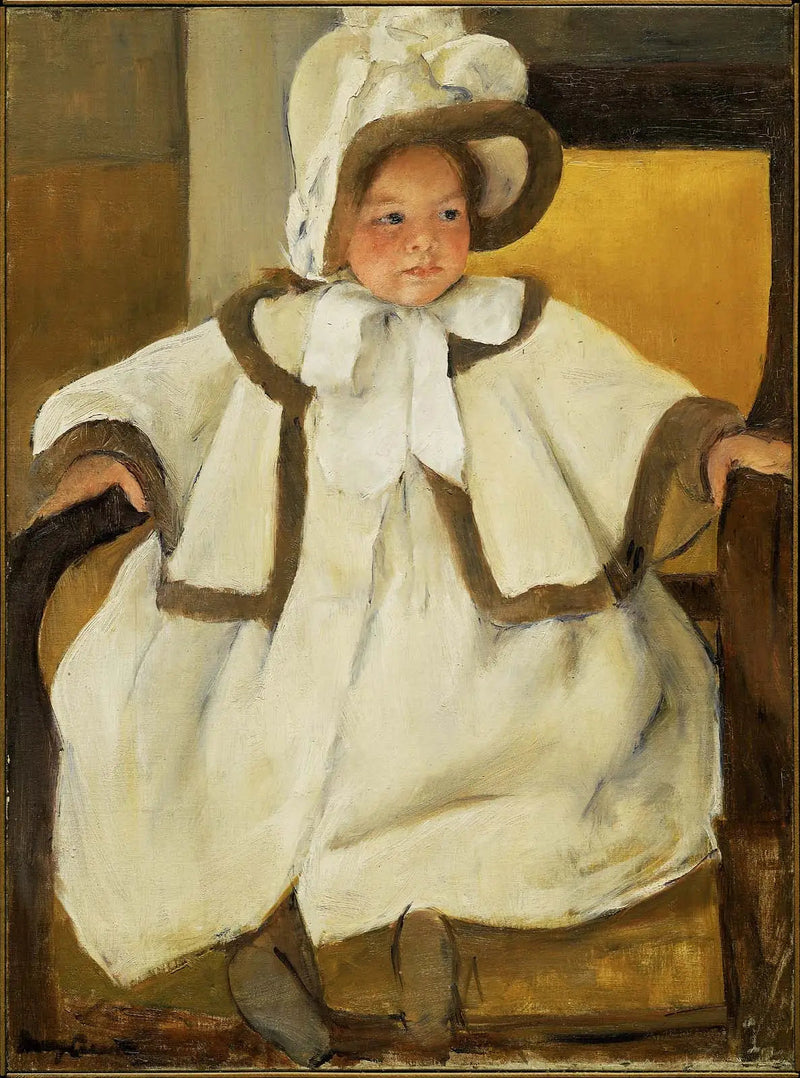 Ellen Mary i hvid bluse - Mary Cassatt