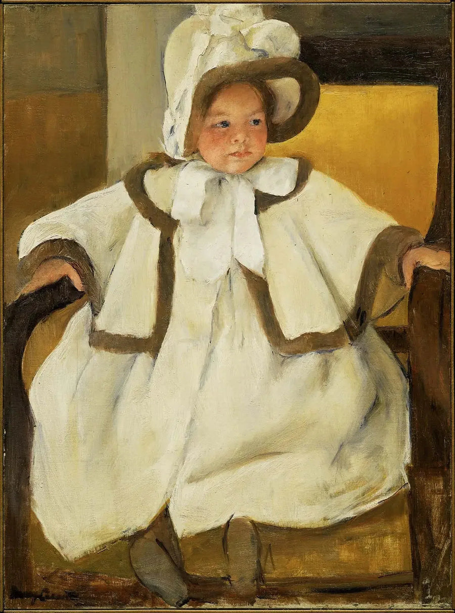 Ellen Mary i hvid bluse - Mary Cassatt