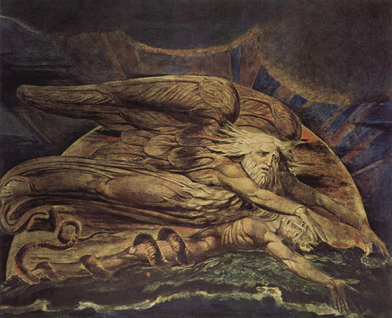 Elohim skaber Adam - William Blake