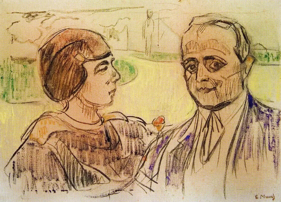 Elsa og Curt Glaser - Edvard Munch