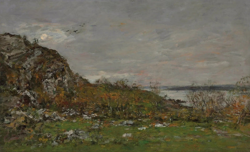 Elorns udmunding nær Brest - Eugène Boudin