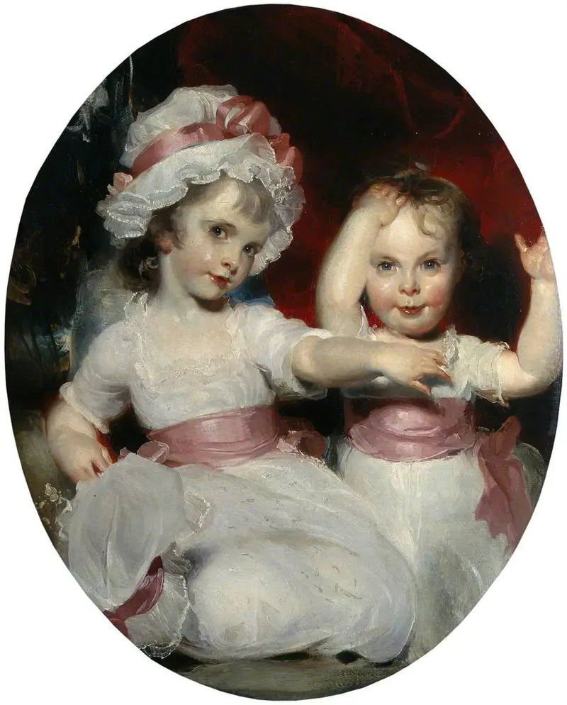 Emily og Harriet Lamb børn - Thomas Lawrence