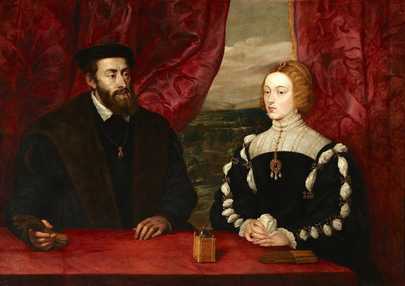 Kejser Charles V og kejserinde Isabella - Peter Paul Rubens