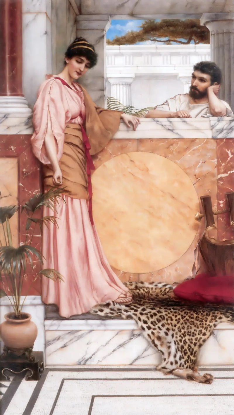 Vent på et svar - John William Godward