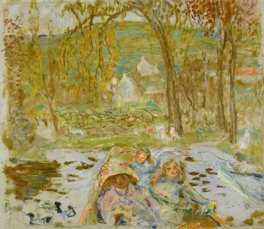 I båd - Pierre Bonnard